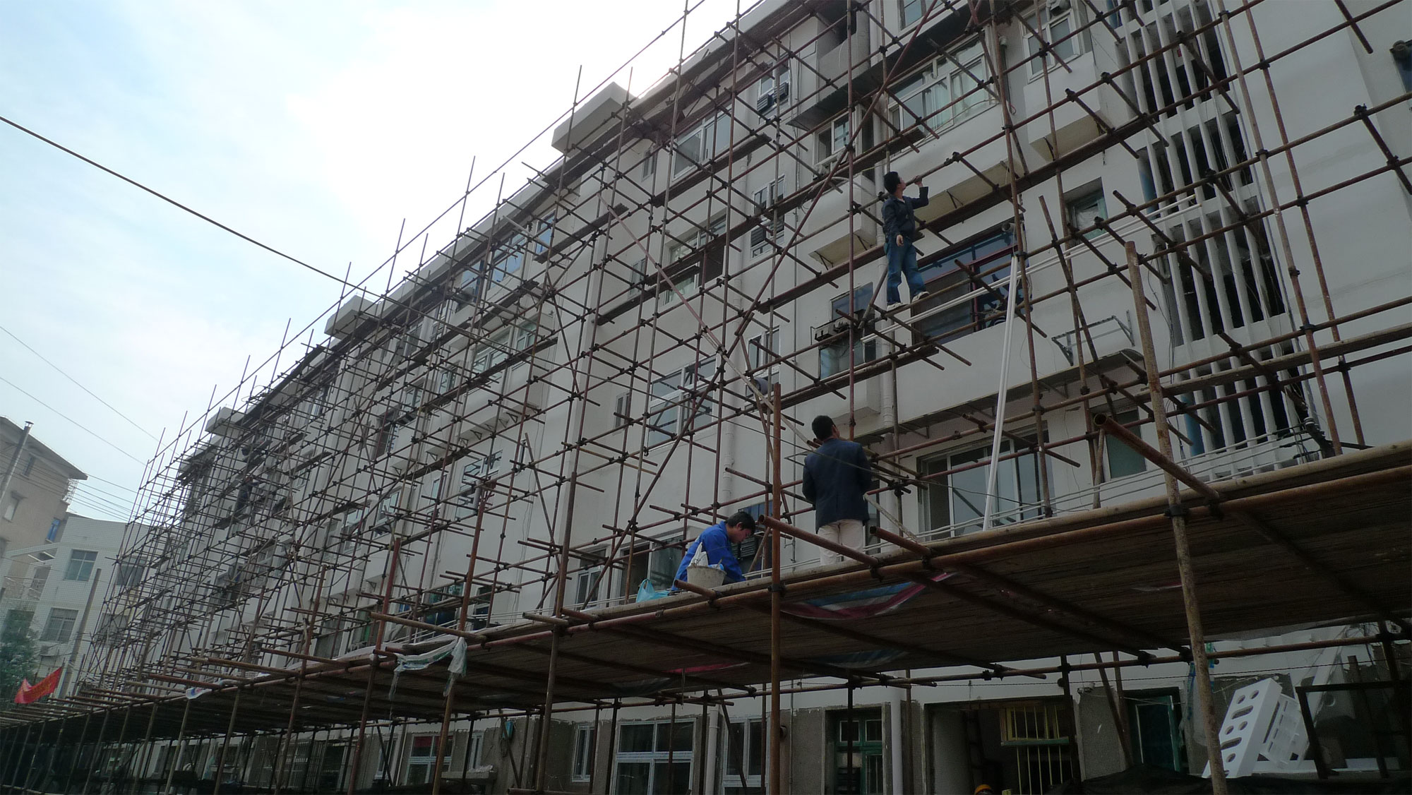 荷塘区老旧小区改造如火如荼进行_部门工作_