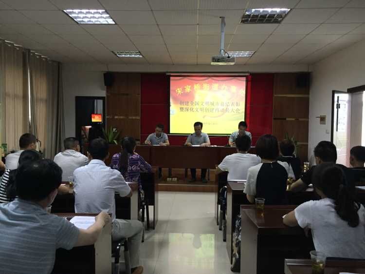 宋家桥街道召开创建全国文明城市总结表彰暨深