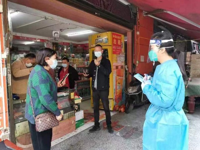 荷塘区网格员化身“四员” 坚守“疫”线显担当